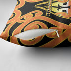 New Zealand Te Tairawhiti Pillow Cover Maori Koru Pattern
