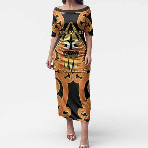 Personalised New Zealand Te Tairawhiti Puletasi Maori Koru Pattern