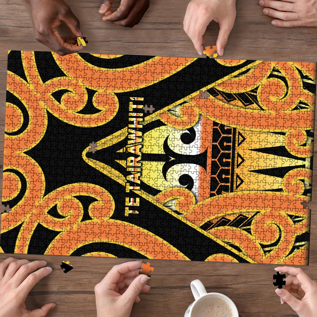 New Zealand Te Tairawhiti Puzzle Maori Koru Pattern