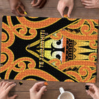 New Zealand Te Tairawhiti Puzzle Maori Koru Pattern