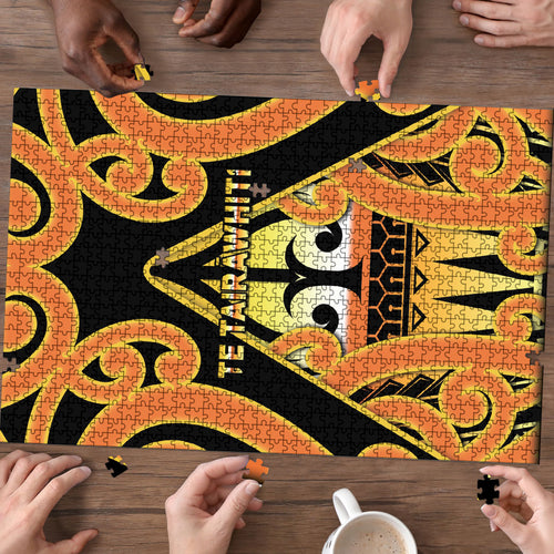 New Zealand Te Tairawhiti Puzzle Maori Koru Pattern