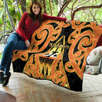 New Zealand Te Tairawhiti Quilt Maori Koru Pattern