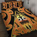 New Zealand Te Tairawhiti Quilt Bed Set Maori Koru Pattern