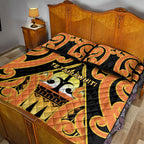 New Zealand Te Tairawhiti Quilt Bed Set Maori Koru Pattern