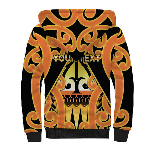 Personalised New Zealand Te Tairawhiti Sherpa Hoodie Maori Koru Pattern