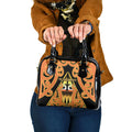 New Zealand Te Tairawhiti Shoulder Handbag Maori Koru Pattern