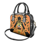 New Zealand Te Tairawhiti Shoulder Handbag Maori Koru Pattern