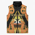 Personalised New Zealand Te Tairawhiti Sleeveless Puffer Jacket Maori Koru Pattern