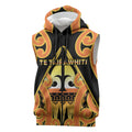 Personalised New Zealand Te Tairawhiti Sleeveless Zip Hoodie Maori Koru Pattern