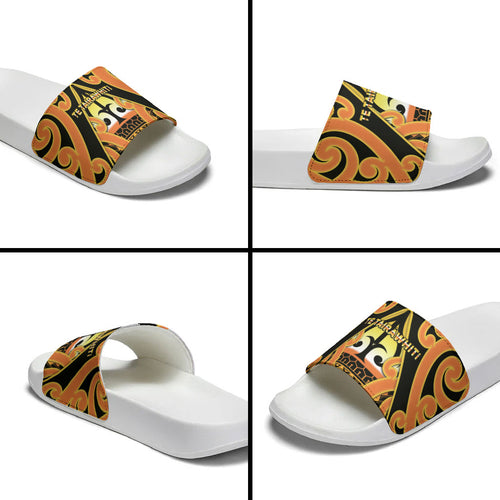 New Zealand Te Tairawhiti Slide Sandals Maori Koru Pattern