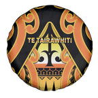 New Zealand Te Tairawhiti Spare Tire Cover Maori Koru Pattern
