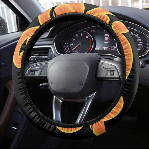 New Zealand Te Tairawhiti Steering Wheel Cover Maori Koru Pattern