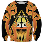 Personalised New Zealand Te Tairawhiti Sweatshirt Maori Koru Pattern