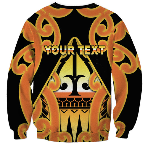 Personalised New Zealand Te Tairawhiti Sweatshirt Maori Koru Pattern