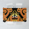 New Zealand Te Tairawhiti Tablecloth Maori Koru Pattern