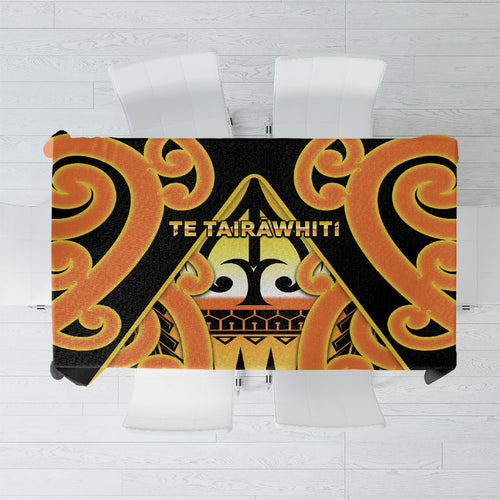 New Zealand Te Tairawhiti Tablecloth Maori Koru Pattern