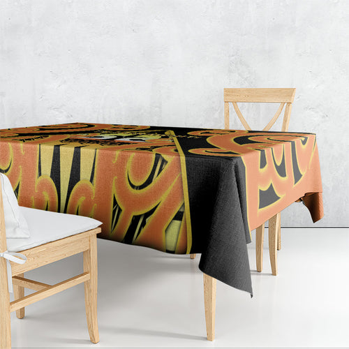 New Zealand Te Tairawhiti Tablecloth Maori Koru Pattern