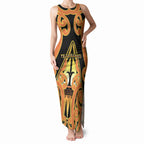Personalised New Zealand Te Tairawhiti Tank Maxi Dress Maori Koru Pattern