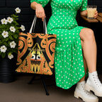 New Zealand Te Tairawhiti Tote Bag Maori Koru Pattern