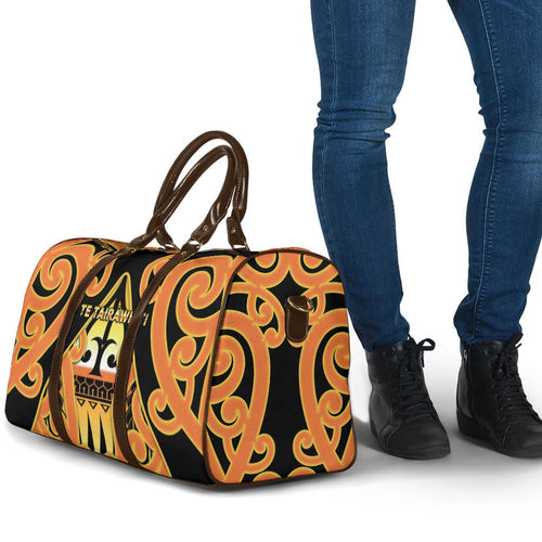 New Zealand Te Tairawhiti Travel Bag Maori Koru Pattern