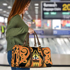New Zealand Te Tairawhiti Travel Bag Maori Koru Pattern