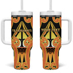 Personalised New Zealand Te Tairawhiti Tumbler With Handle Maori Koru Pattern