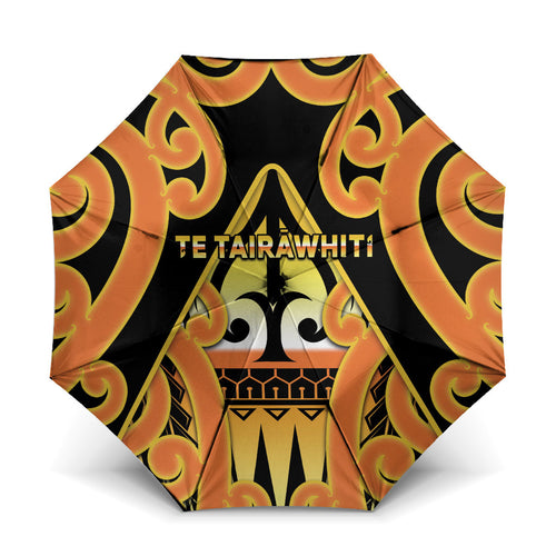 New Zealand Te Tairawhiti Umbrella Maori Koru Pattern