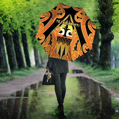 New Zealand Te Tairawhiti Umbrella Maori Koru Pattern