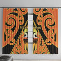 New Zealand Te Tairawhiti Window Curtain Maori Koru Pattern