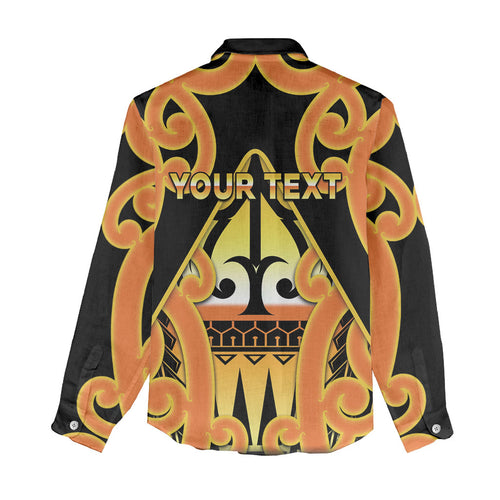 Personalised New Zealand Te Tairawhiti Women Casual Shirt Maori Koru Pattern