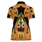 Personalised New Zealand Te Tairawhiti Women Polo Shirt Maori Koru Pattern