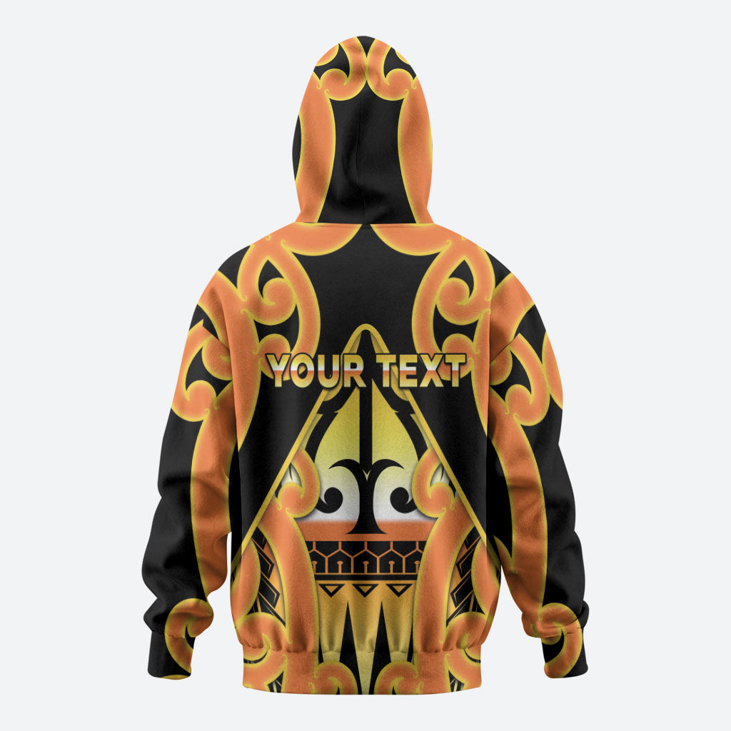 Personalised New Zealand Te Tairawhiti Zip Hoodie Maori Koru Pattern