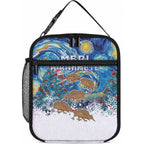 New Zealand Christmas Lunch Bag Kiwis Santa Sleigh Starry Night Style