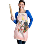 Australian Cockatoos Apron Flora Aboriginal Dot Art Pattern