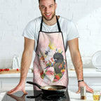Australian Cockatoos Apron Flora Aboriginal Dot Art Pattern