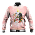 Australian Cockatoos Baseball Jacket Flora Aboriginal Dot Art Pattern