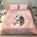 Australian Cockatoos Bedding Set Flora Aboriginal Dot Art Pattern