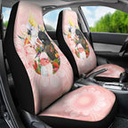 Australian Cockatoos Car Seat Cover Flora Aboriginal Dot Art Pattern