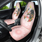 Australian Cockatoos Car Seat Cover Flora Aboriginal Dot Art Pattern