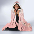 Australian Cockatoos Hooded Blanket Flora Aboriginal Dot Art Pattern