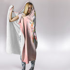 Australian Cockatoos Hooded Blanket Flora Aboriginal Dot Art Pattern