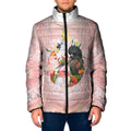 Australian Cockatoos Padded Jacket Flora Aboriginal Dot Art Pattern