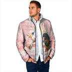 Australian Cockatoos Padded Jacket Flora Aboriginal Dot Art Pattern