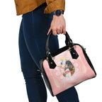 Australian Cockatoos Shoulder Handbag Flora Aboriginal Dot Art Pattern