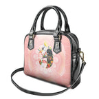 Australian Cockatoos Shoulder Handbag Flora Aboriginal Dot Art Pattern