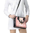 Australian Cockatoos Shoulder Handbag Flora Aboriginal Dot Art Pattern