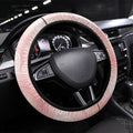 Australian Cockatoos Steering Wheel Cover Flora Aboriginal Dot Art Pattern