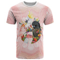 Australian Cockatoos T Shirt Flora Aboriginal Dot Art Pattern