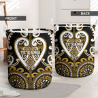 Aotearoa Ngai Te Rangi Laundry Basket Maori Tribal Pattern