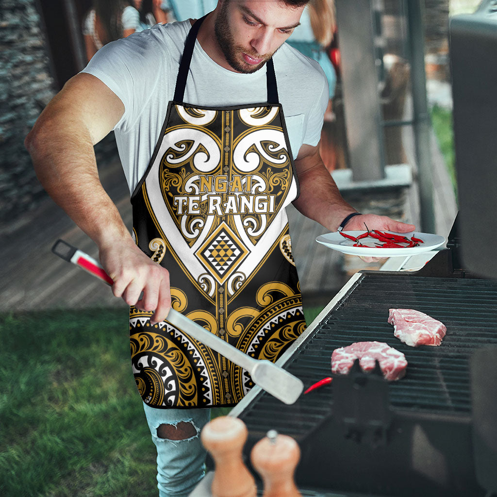 Aotearoa Ngai Te Rangi Apron Maori Tribal Pattern